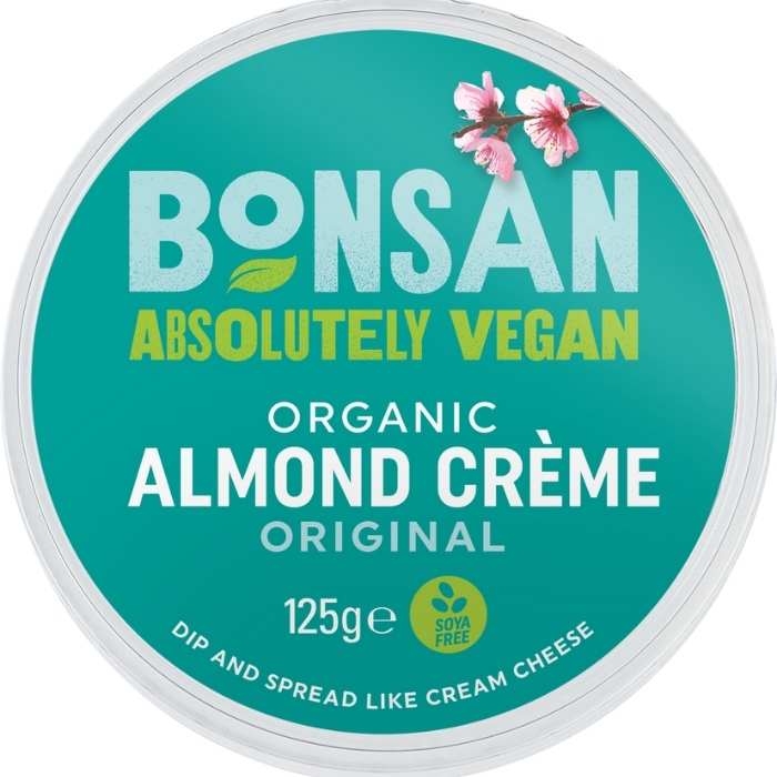 Bonsan - Organic Almond Crème Original, 125g - front