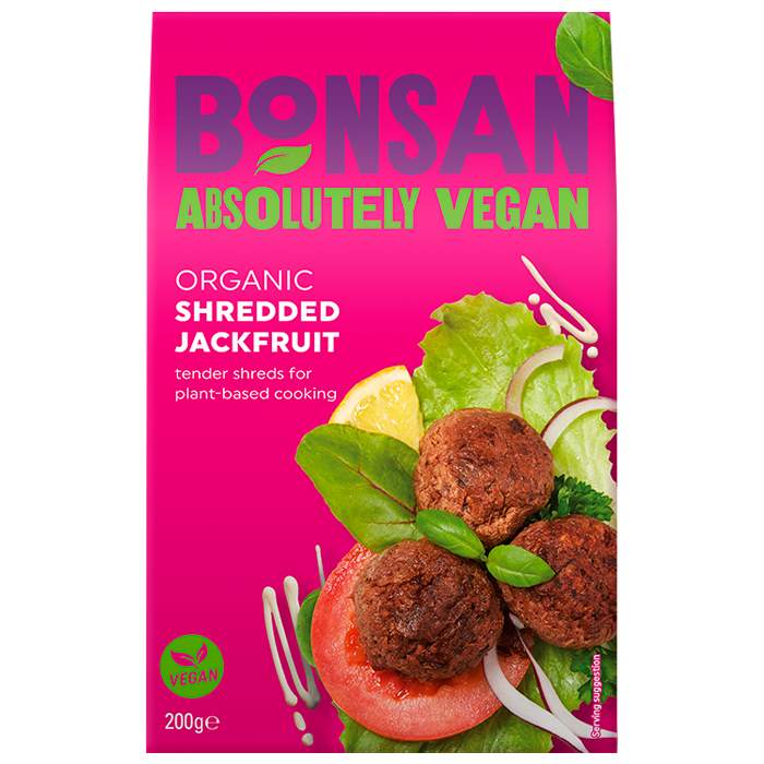 Bonsan - Organic Shredded Jackfruit - Plain, 200g - Plain
