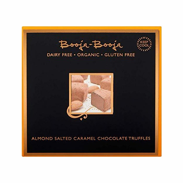 Booja Booja - Organic Almond Salted Caramel Chocolate Truffles, 104g