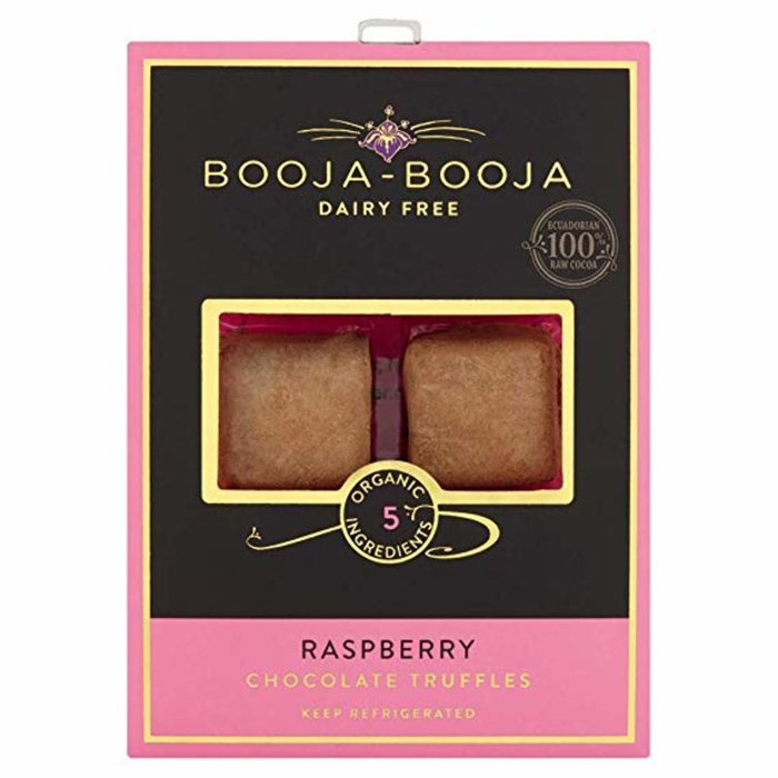 Booja Booja - Organic Raspberry Chocolate Truffles, 69g.