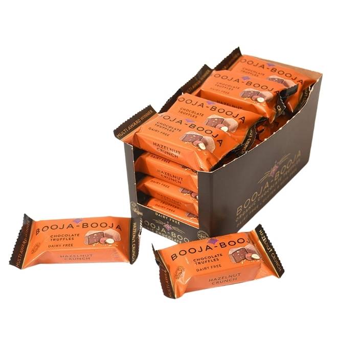 Booja Booja Company - Organic Hazelnut Crunch Chocolate Truffles, 16-Pack