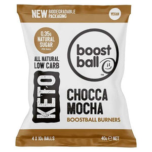 Boostball - Keto Boostball Burner Bites, 4x10g Balls | Pack of 12 | Multiple Options