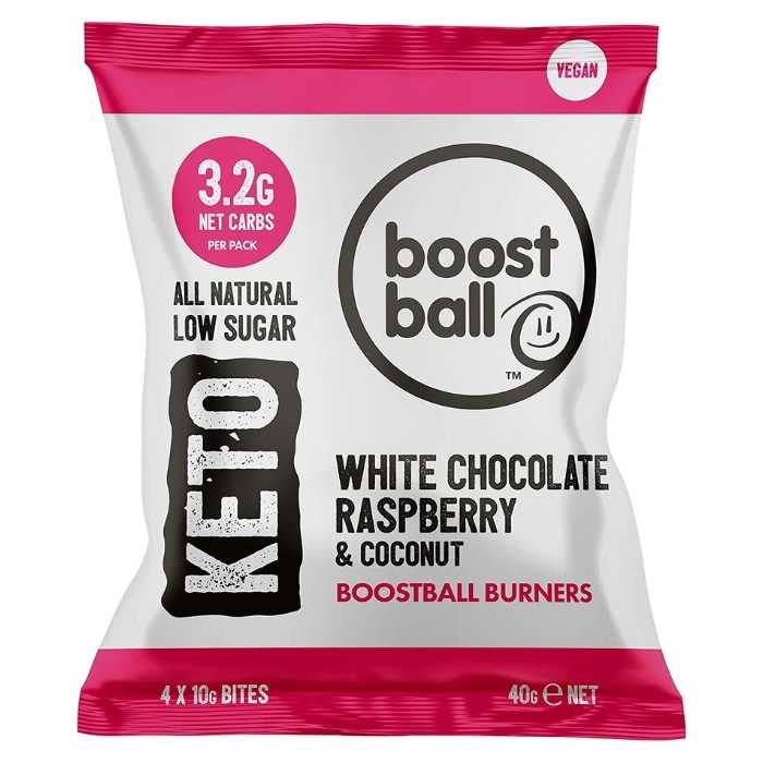 Boostball - Keto Boostball Burner Bites White Chocolate Raspberry & Chocolate 