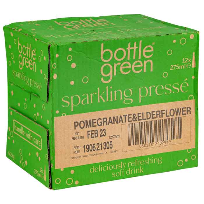 Bottlegreen - Sparkling Presse Drink - Pomegranate & Elderflower