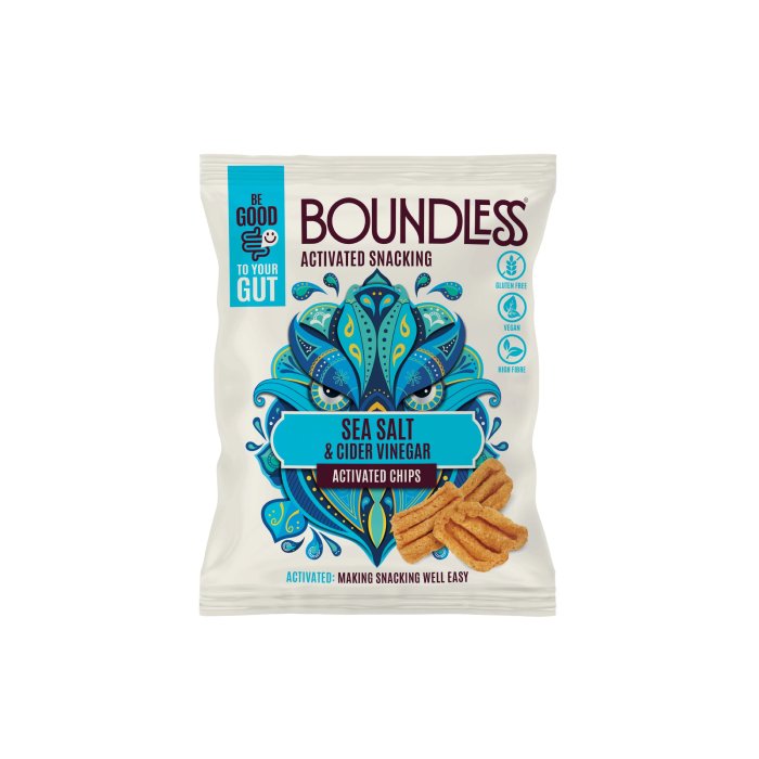 Boundless Activate Snacking - Activated Chips Sea Salt & Cider Vinegar 23g