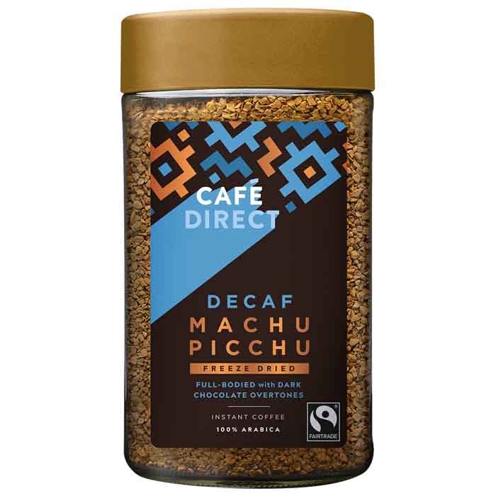 Cafedirect - Decaf Fairtrade Freeze Dried Machu Picchu, 100g