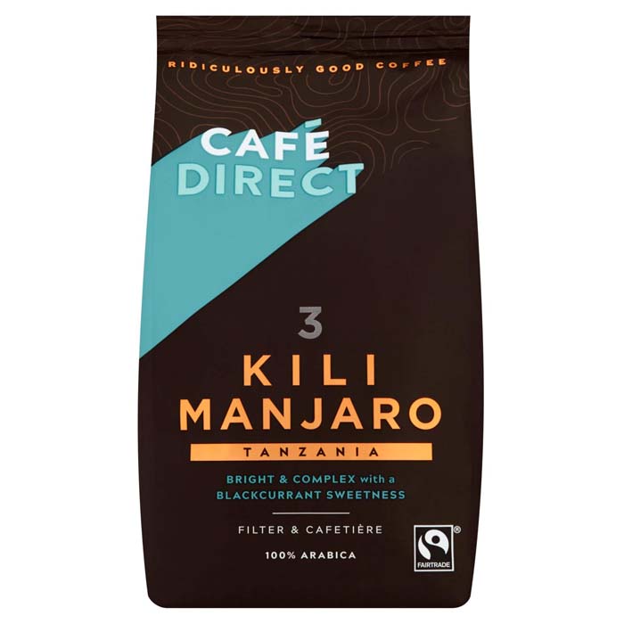 Cafedirect - Fairtrade Roast and Ground Kilimanjaro, 227g
