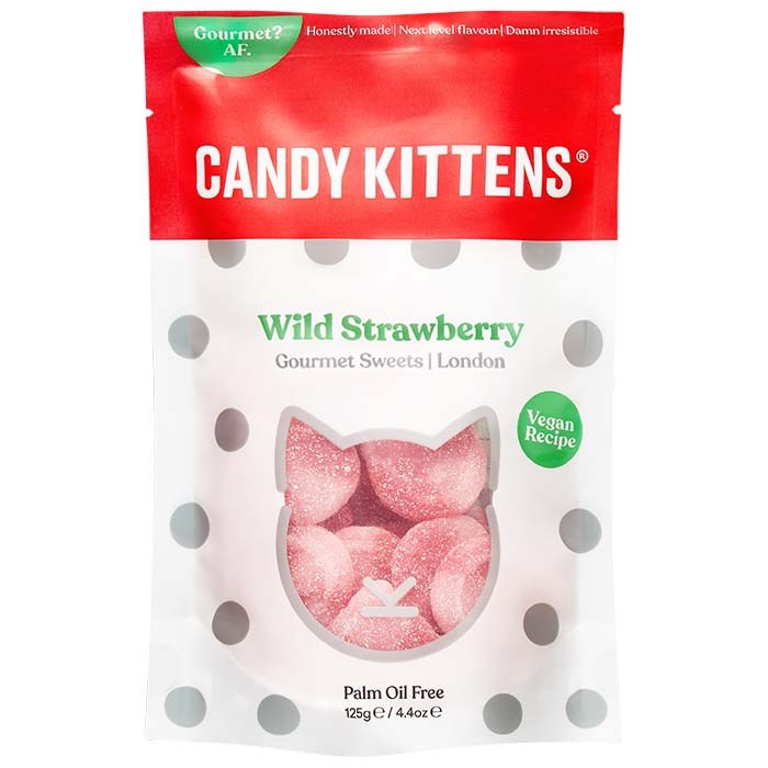 Candy Kittens - Gourmet Sweets Wild Strawberry, 125g
