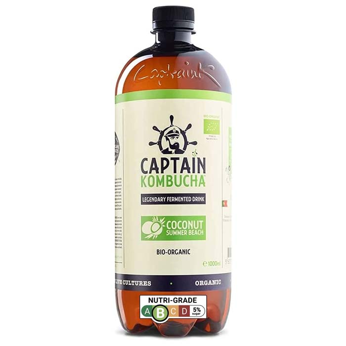 Captain Kombucha - Bio-Organic Kombucha - Coconut, 1L