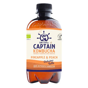 Captain Kombucha - Organic Kombucha Pineapple, 400ml