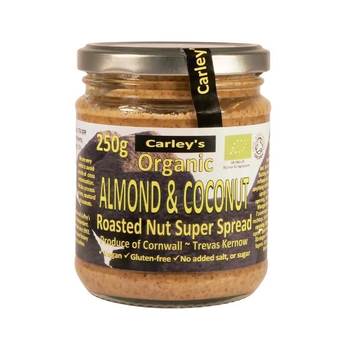 Carley's - Organic Almond & Coconut Roasted Nut Super Spread, 250g - front