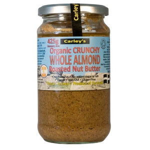 Carley's - Organic Crunchy Roasted Almond Butter, 425g