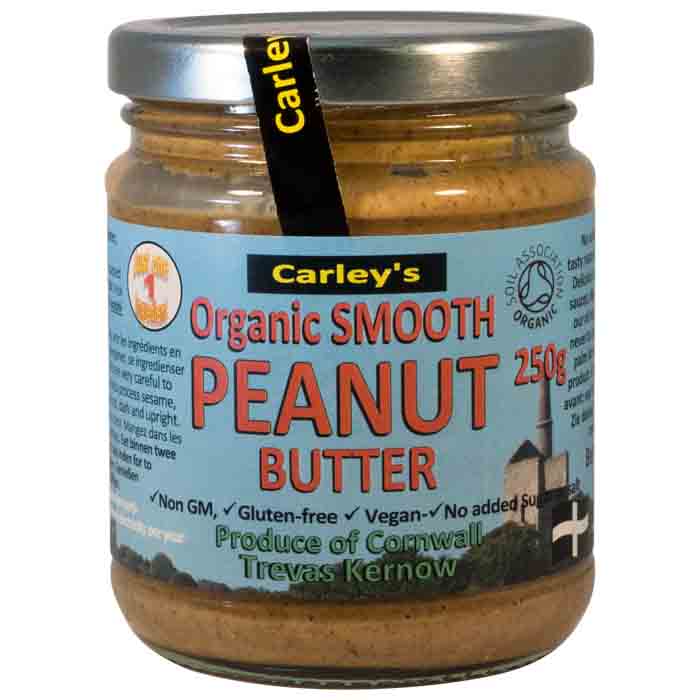 Carley's -  Organic Peanut Butter - Smooth, 250g