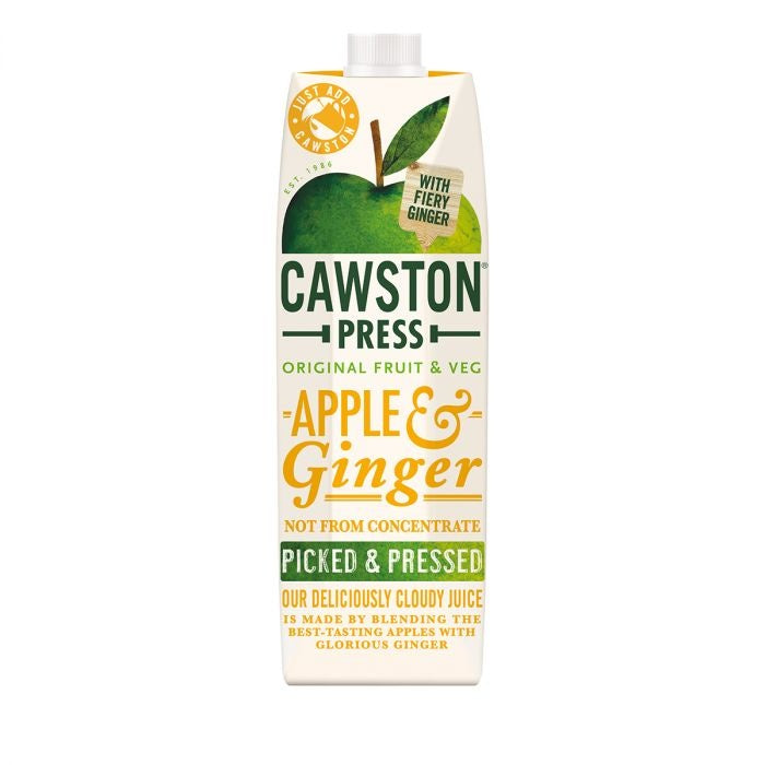 Cawston Press - Apple Ginger Pressed Juice, 1L.
