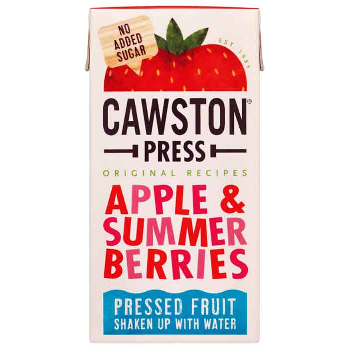 Cawston Press - Fruit Water Kids Multipack - Summer Berries, 200ml