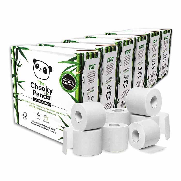 Cheeky Panda - Toilet Tissue Plastic Free 24 Rolls