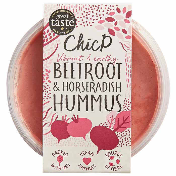 ChicP - Beetroot & Horseradish Hummus, 170g