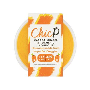 ChicP - Carrot Ginger & Turmeric Hummus, 170g