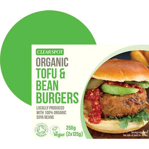 Clearspot Tofu - Organic Tofu and Bean Burger, 125g