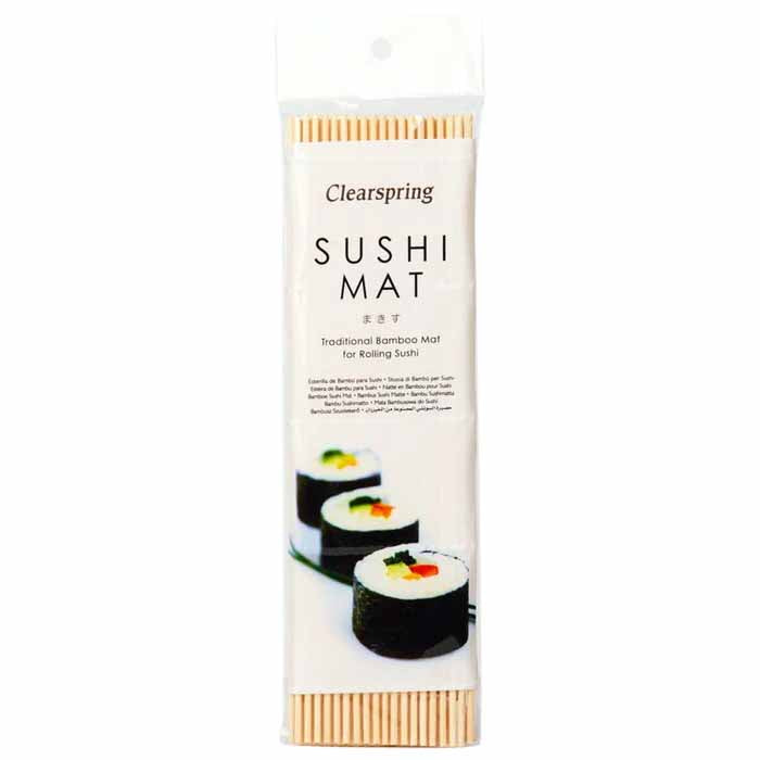 Clearspring - Bamboo Sushi Mat, 1 Piece  Pack of 10