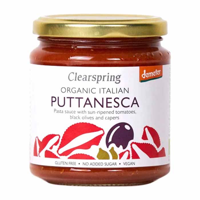 Clearspring - Clearspring Demeter Organic Puttanesca Sauce, 300g