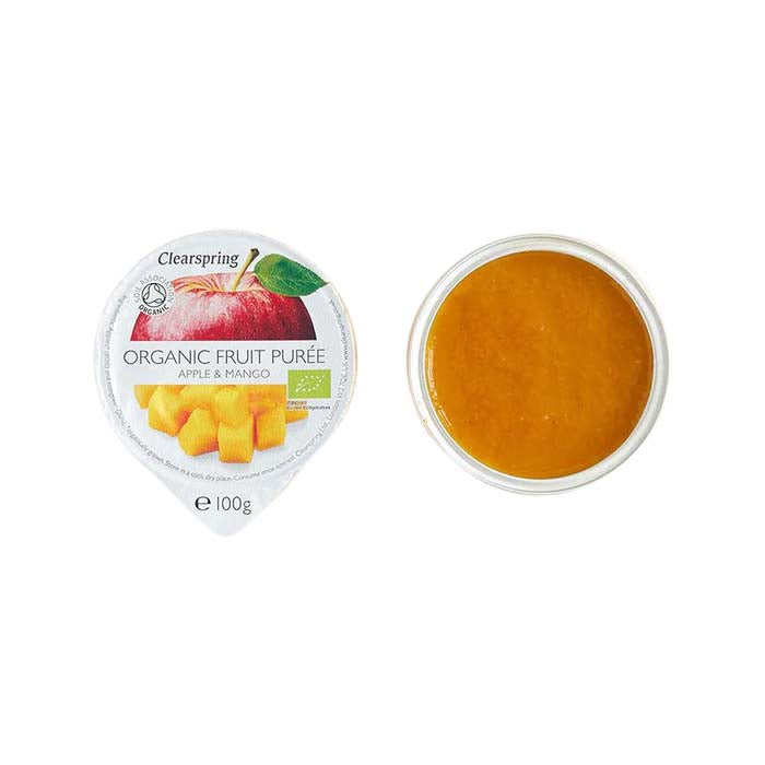Clearspring - Organic Fruit Puree - Apple Mango and Coconut, 100g
