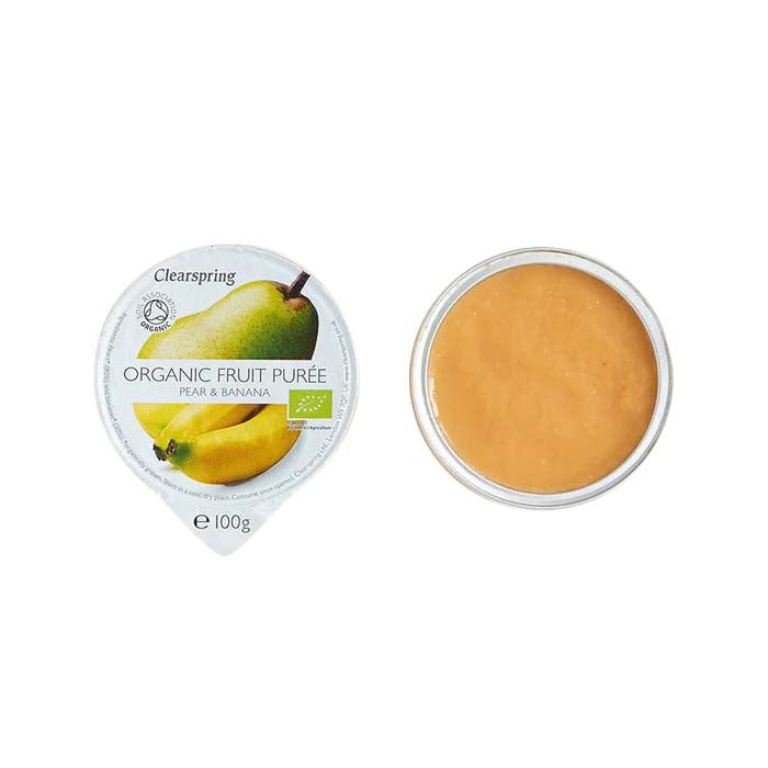 Clearspring - Organic Fruit Puree - Pear Apple Peach, 100g