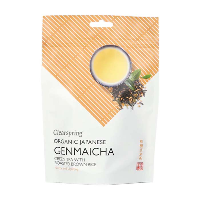 Clearspring - Organic Genmaicha Green Tea - Loose Leaf, 90g