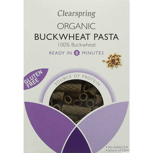 Clearspring - Organic Gluten Free Buckwheat Pasta Tortiglioni, 250g