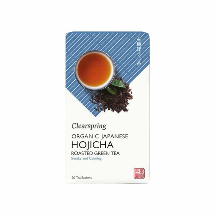 Clearspring - Organic Japanese - Hojicha Roasted Green Tea, 20 Sachets  Pack of 4