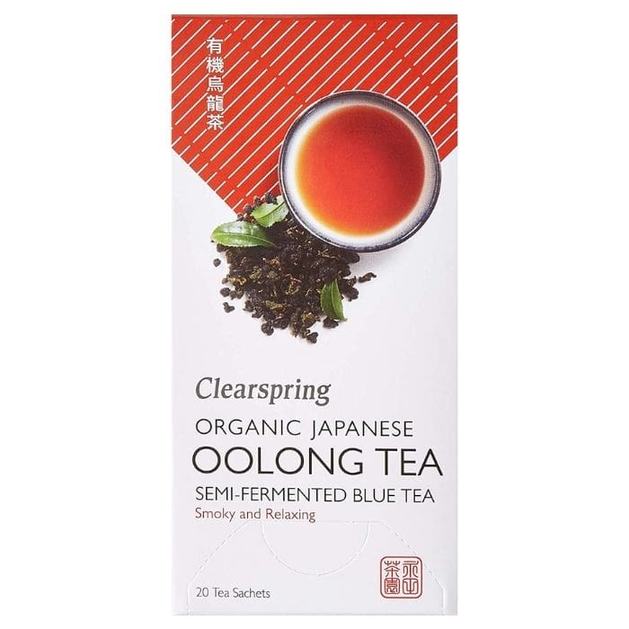 Clearspring - Organic Japanese Oolong Tea Semi Fermented Blue, 20 bags - front