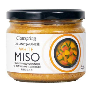 Clearspring - Organic Japanese White Miso Paste (Unpasteurised), 270g