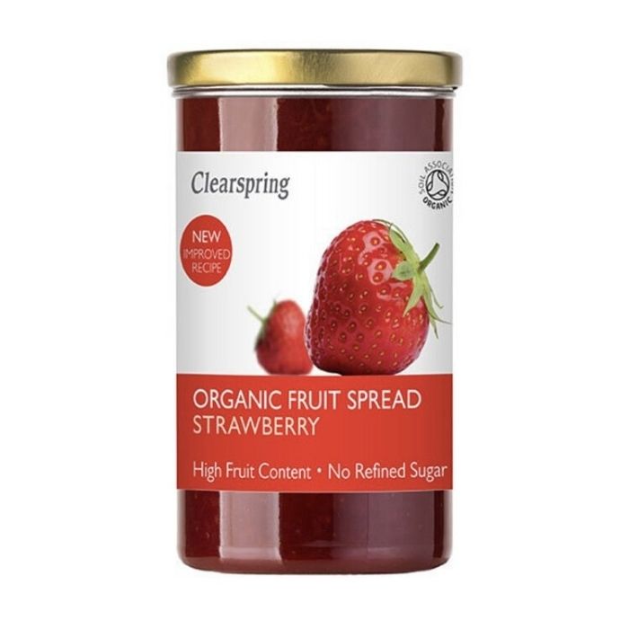 Clearspring - Organic Strawberry Fruit Spread, 280g - front