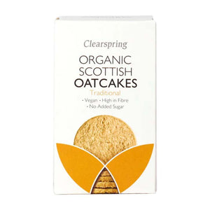 Clearspring - Organic Traditional Oatcakes, 200g | Pack of 15