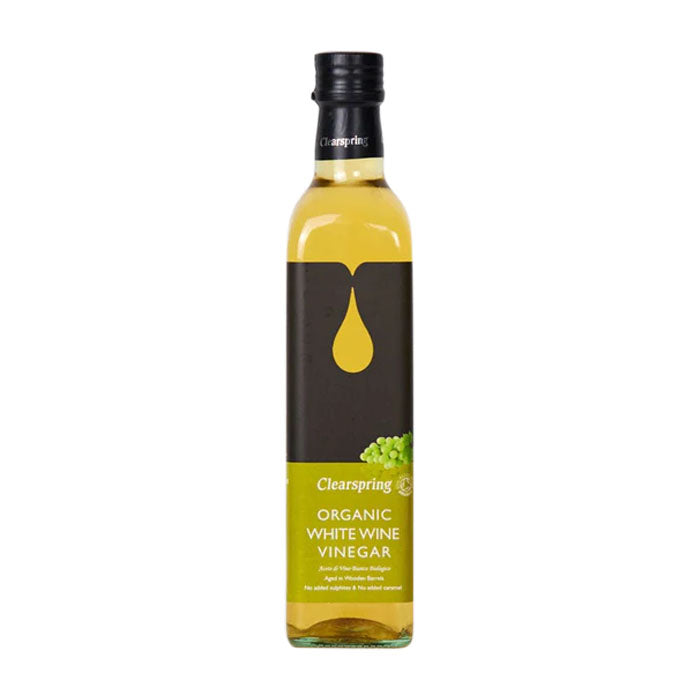 Clearspring - White Wine Vinegar Organic, 500ml