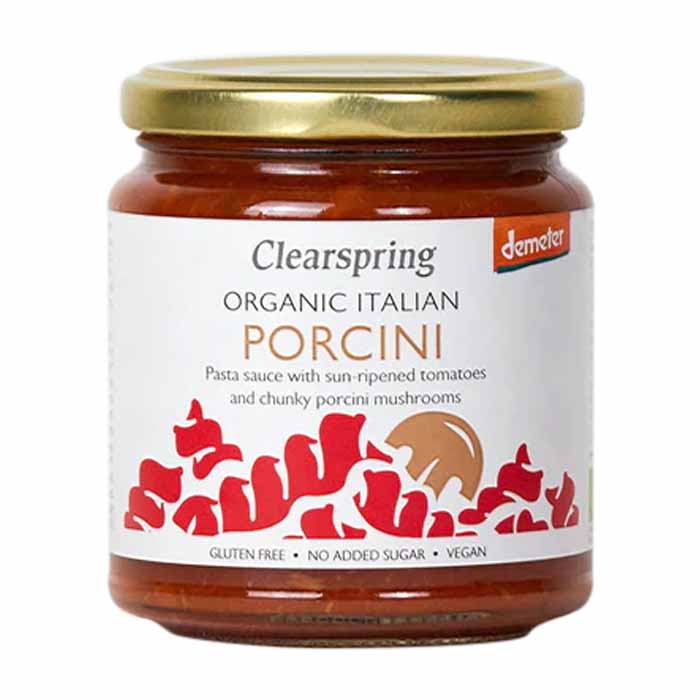 Clearspring Wholefoods - Demeter Organic Italian Porcini Pasta Sauce, 300g
