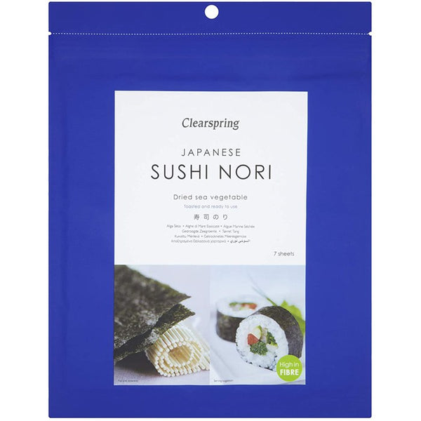 nori Clearspring - Japanese Sushi Nori, Toasted, 17g – PlantX UK