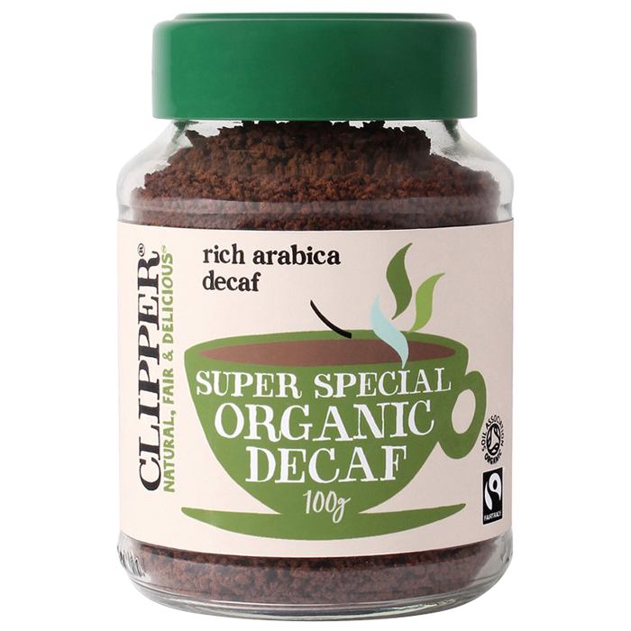 Clipper - Instant Arabica Organic & Fairtrade Decaf Coffee, 100g