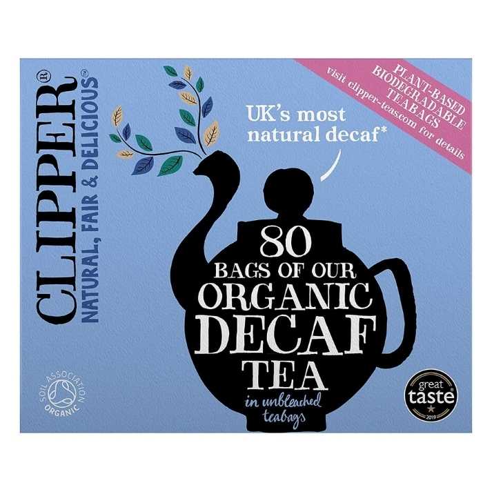 Clipper - Organic Fairtrade Decaf Tea 80 bags