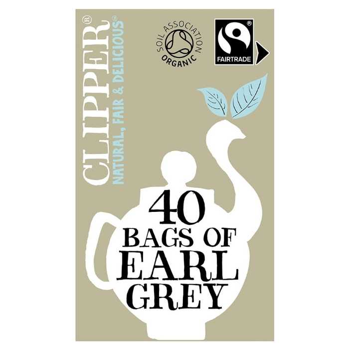 Clipper - Organic Fairtrade Earl Grey Tea 40 bags