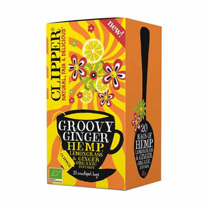 Clipper - Organic Groovy Ginger Hemp Tea, 20 Bags | Multiple Options