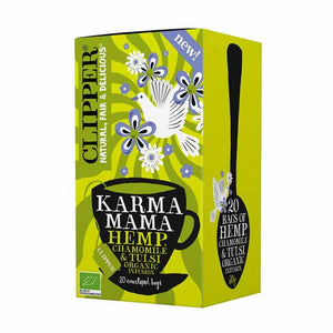 Clipper - Organic Karma Mama Hemp, Chamomile & Tulsi Tea, 20 Bags | Pack of 4