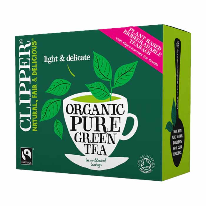 Clipper - Organic Pure Green Tea (FT), 80 Bags