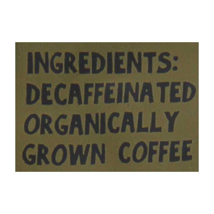 Clipper - Roasted & Grounded Decaffeinated Coffee Organic, 227g - Back