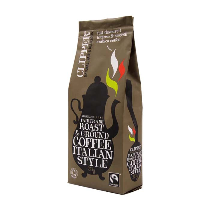 Clipper - Roasted & Grounded Italian Coffee Organic, 227g
