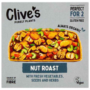 Clive's Pies - Organic Nut Roast, 280g | Multiple Options