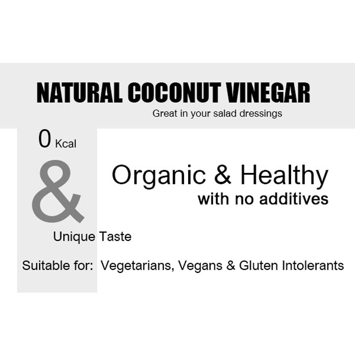 Cocofina - Organic Coconut Cider Vinegar, 500ml - back