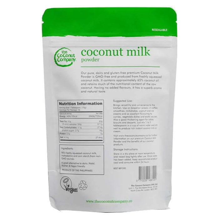Coconut Company - Coconut Milk Powder, 250g- back