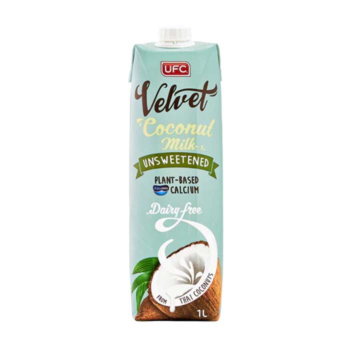 Coconut Merchant - UFC Velvet Unsweetened Coconut Milk, 1L  Pack of 6