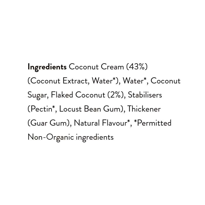 Coconuts Organic - Cecily's Organic Non Dairy Ice Cream - Creamy Coconut, 460ml - back